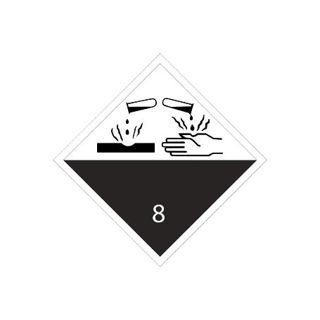 SEÑAL ADHESIVA MAT. PELIGROSAS 300X300MM. MP23