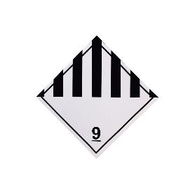 SEÑAL ADHESIVA MAT. PELIGROSAS 100X100MM. MP24