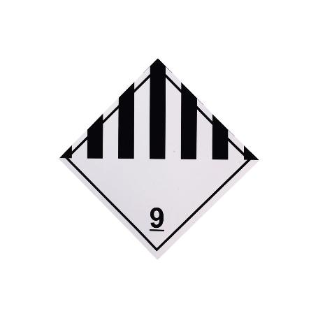 SEÑAL ADHESIVA MAT. PELIGROSAS 100X100MM. MP24