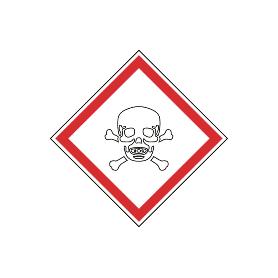 SEÑAL ADHESIVA MAT. PELIGROSAS 100X100MM. MP 37