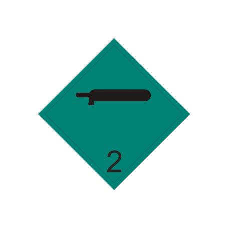 SEÑAL ADHESIVA MAT. PELIGROSAS 100X100MM. MP6