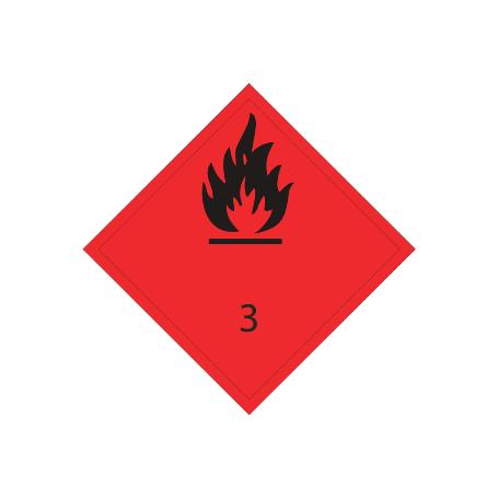 SEÑAL ADHESIVA MAT. PELIGROSAS 100X100MM. MP8