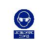 SEÑAL ADHESIVA 297X210MM. USO OBLIGATORIO DE GAFAS