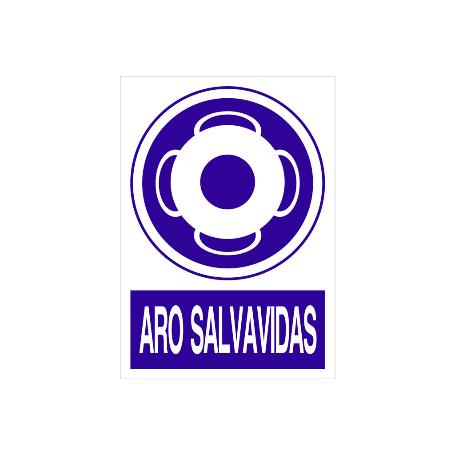 SEÑAL POLIESTIRENO 210X148MM ARO SALVAVIDAS