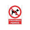 SEÑAL POLIESTIRENO 420X297MM. PROHIBIDO PERROS