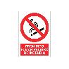 SEÑAL POLIESTIRENO 297X210 MM. PROHIBIDO FUMAR PELIGRO DE INCENDIO
