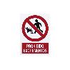 SEÑAL POLIESTIRENO 297X210MM PROHIBIDO EXCREMENTOS