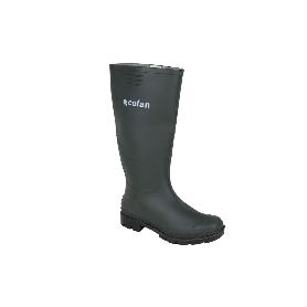 BOTA ALTA DE AGUA PVC VERDE TALLA 46