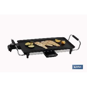 PLANCHA DE ASAR ELECTRICA 2000W 45 X 25 X 7 CM