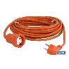 PROLONGADOR BIPOLAR CON T/T LATERAL 16A250V CABLE 10M NARANJA