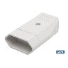 BASE ENCHUFE BIPOLAR AEREA BLANCA (10A-250V)