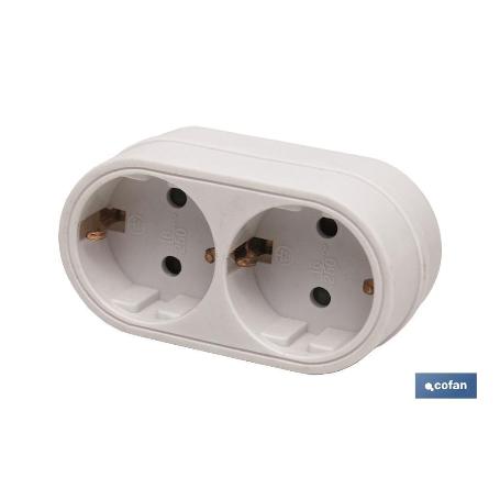 ADAPTADOR 2 VIAS FRONTAL SCHUKO (3.500W)