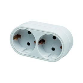 ADAPTADOR 2 VIAS FRONTAL SCHUKO (3.500W)