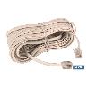 CABLE PLANO TELEFONO CON TOMAS (4.5M)