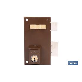 CERRADURA DE SOBREPONER DERECHA 60 MM ADAPTABLE AL MODELO 56A