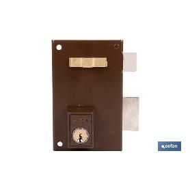 CERRADURA DE SOBREPONER DERECHA 70 MM ADAPTABLE AL MODELO 56A