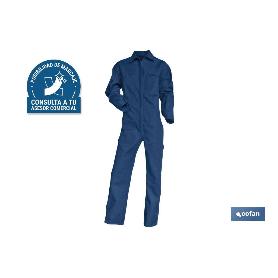 MONO DE TRABAJO TESLA 245GMS/M AZUL MARINO T-XXL