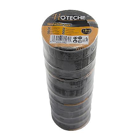 CINTA AISLANTE NEGRA 19 MM X 10 MT PACK 10 R/