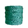 CUERDA TRENZADA 4MM.  VERDE ROLLO 200MT.