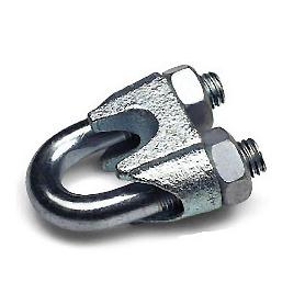 SUJETACABLES GALVANIZADO 6 MM