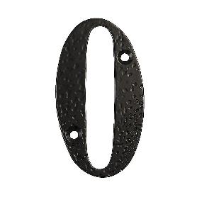 NUMERO 0 -M.4 NEGRO 10CM. DISPLAY