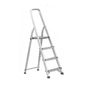 ESCALERA ALUMINIO 4 PELDAÑOS HOGAR EN131