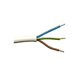 MANGUERA ELECTRICA 3X1MM  BLANCA ROLLO 100MT.