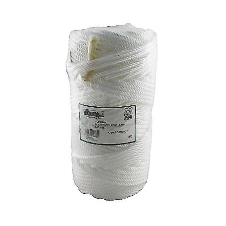 CUERDA MULTIFILAMENTO  6MM.  POLIPROPILENO ROLLO 100MT.