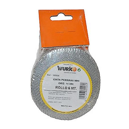 CINTA PERSIANA MINI 6 M GRIS ROLLO 6M