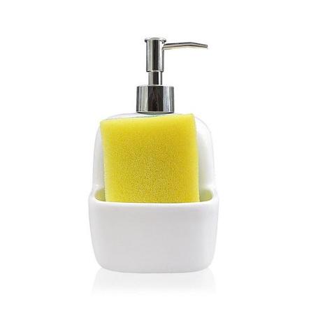 DISPENSADOR JABON PORCELANA 10,5X9,4X17,8 CM