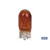 LÁMPARA S/CASQUILLO W5W 12V ÁMBAR VENTA UNITARIA