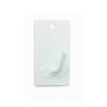 PERCHA MEDIANA ADHESIVA BLANCA BLIST-3