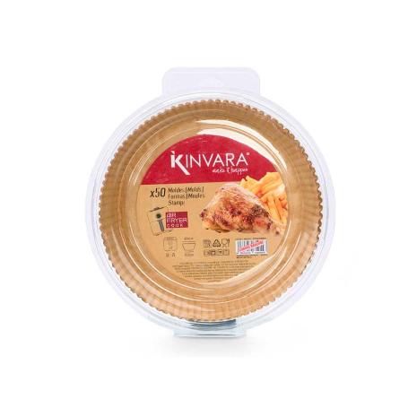 MOLDES PAPEL FREIDORA AIRE REDONDOS SET 50