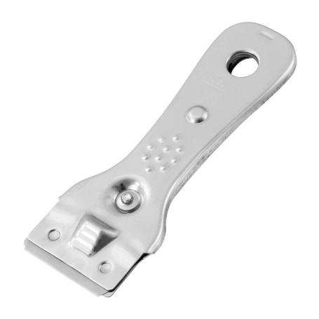 RASQUETA VITRO METAL + 5 RECAMBIOS BLISTER