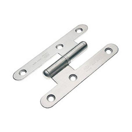 PERNIO 405 DERECHA CANTO REDONDO CROMO MATE CAJA 20