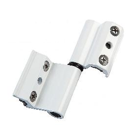 BISAGRA V2P EU ALUMINIO BLANCO IZQUIERDA PAR