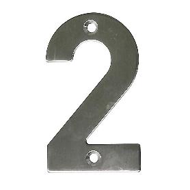 NUMERO 2 -M.4 INOXIDABLE 18/8 10CM. DISPLAY