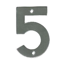 NUMERO 5 -M.4 INOX.18/8 10CM. DISPLAY