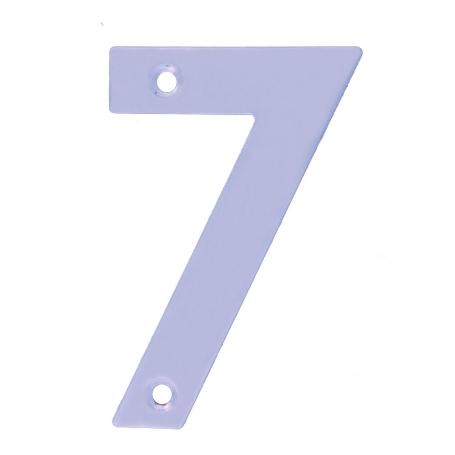 NUMERO 7 -M.4 INOX.18/8 10CM. DISPLAY