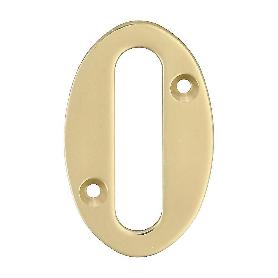 NUMERO 0 -M.4 LATON 10CM. DISPLAY