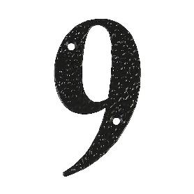 NUMERO 9 -M.4 NEGRO 10CM. DISPLAY