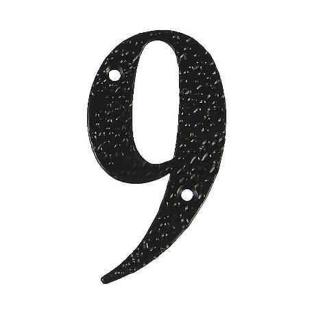NUMERO 9 -M.4 NEGRO 10CM. DISPLAY