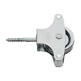 POLEA TENDEDERO C/TIRAFONDO N4 METAL BLISTER 2