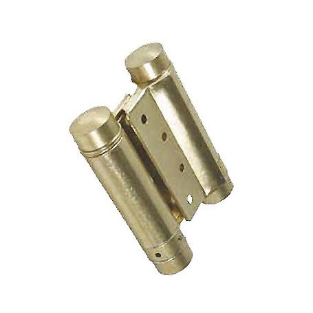 BISAGRA DOBLE ACCION 100MM. HIERRO LATONADO CAJA 2