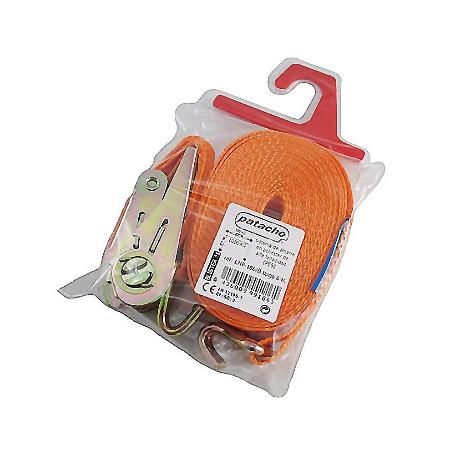 CINTA TENSOR CARRACA - G.CERRADO 6MTX2.5CM BLISTER