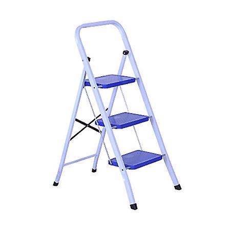 TABURETE 3 PELDAÑOS TUBO CUADRADO