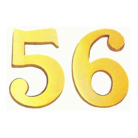 NUMERO 3 LATON PULIDO 100MM