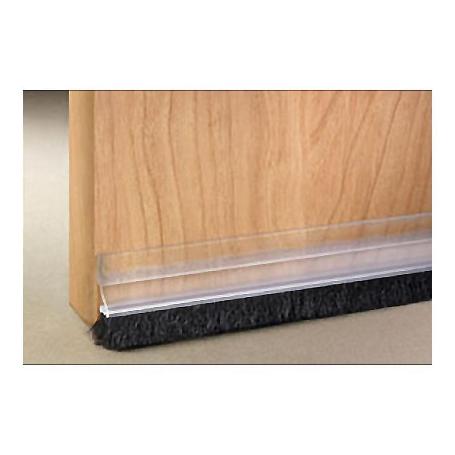 BURLETE ADHESIVO CEPILLO TRANSPARENTE 2157  TIRA 1MT