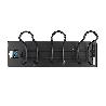 PERCHA ACERO 3 GANCHOS TRIPLE NEGRO BLT-1