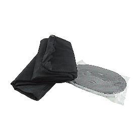 MOSQUITERA VELCRO NEGRA 170X180